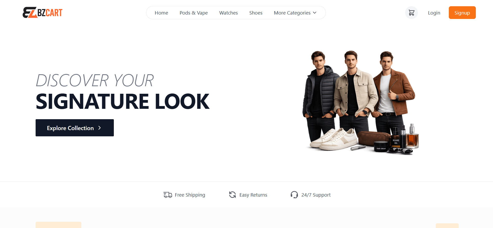 BZCart: Full-Stack E-Commerce Platform