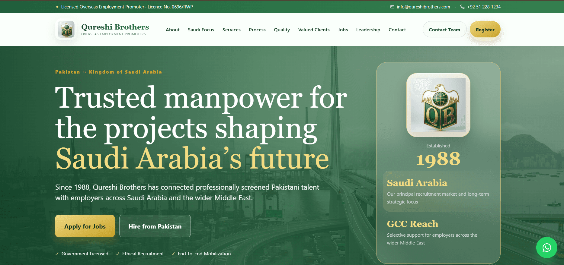 Qureshi Brothers — Overseas Employment Portal